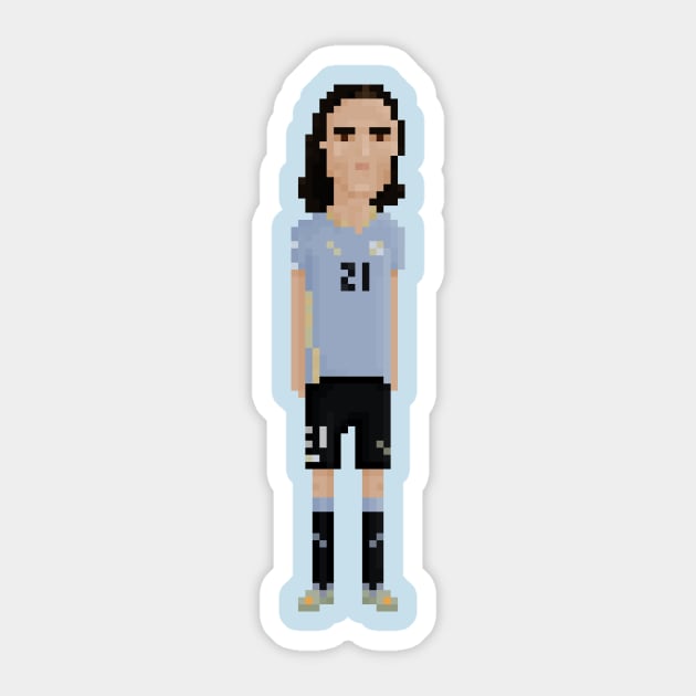 Edinson Sticker by PixelFaces